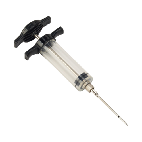 Grey Plastic Injector with SS Needle